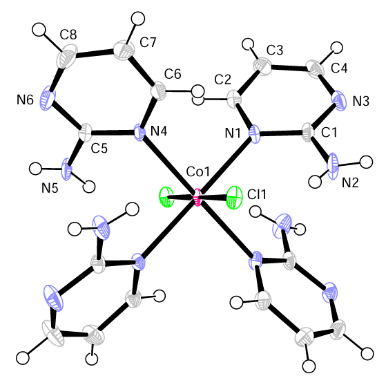 trans-[CoCl2(2-aminopyrimidine)4]