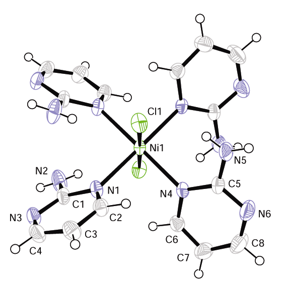trans-[NiCl2(2-aminopyrimidine)4]