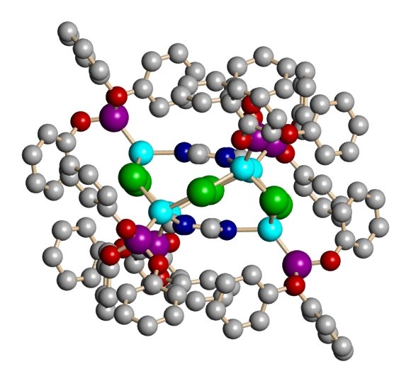 Cu6Cl6(P(OPh)3)6(Triazine)